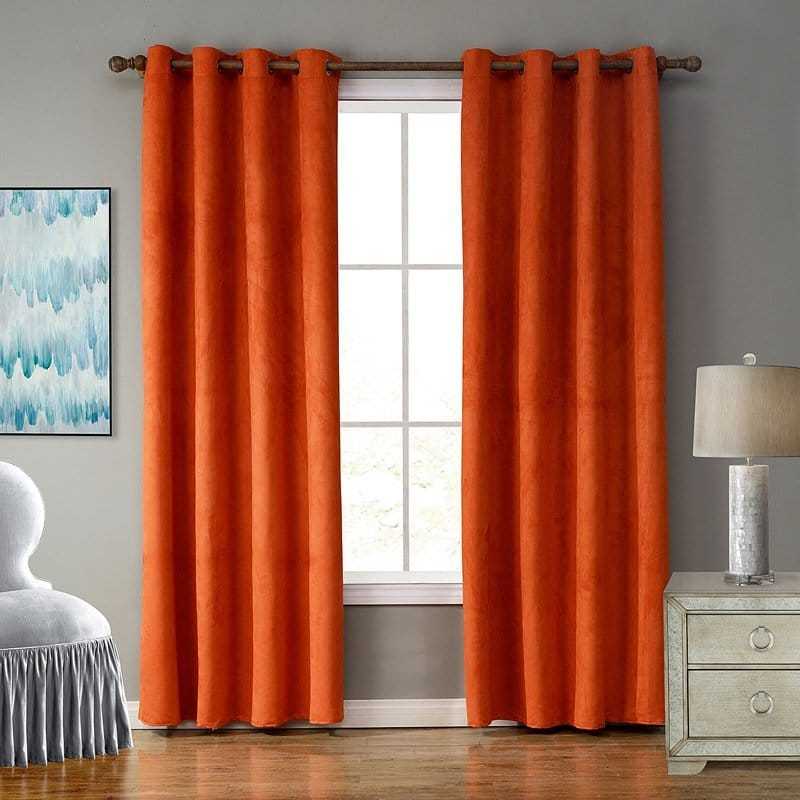 Blackout Suede Curtains for Bedroom