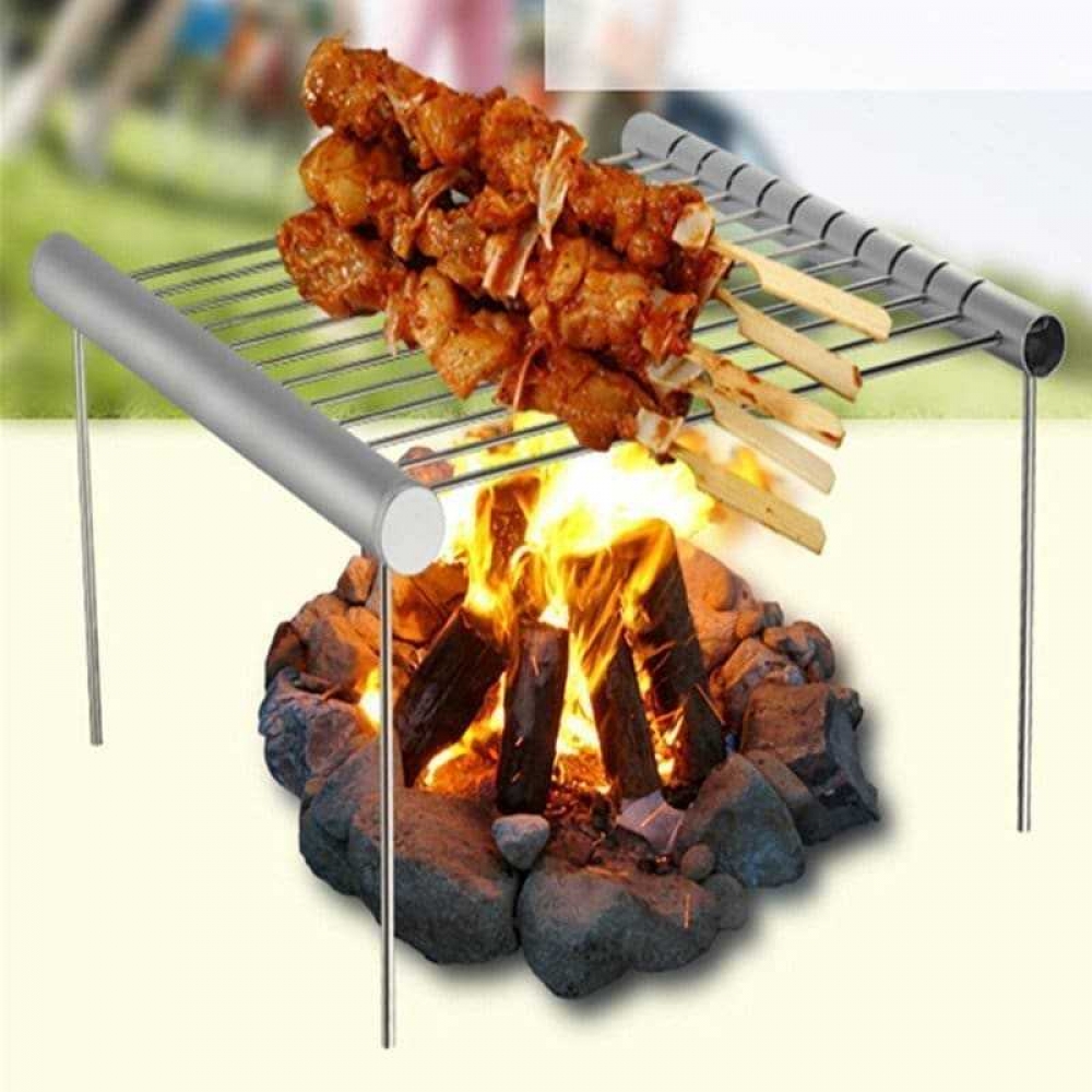 Mini Portable Folding Stainless Steel BBQ Grill