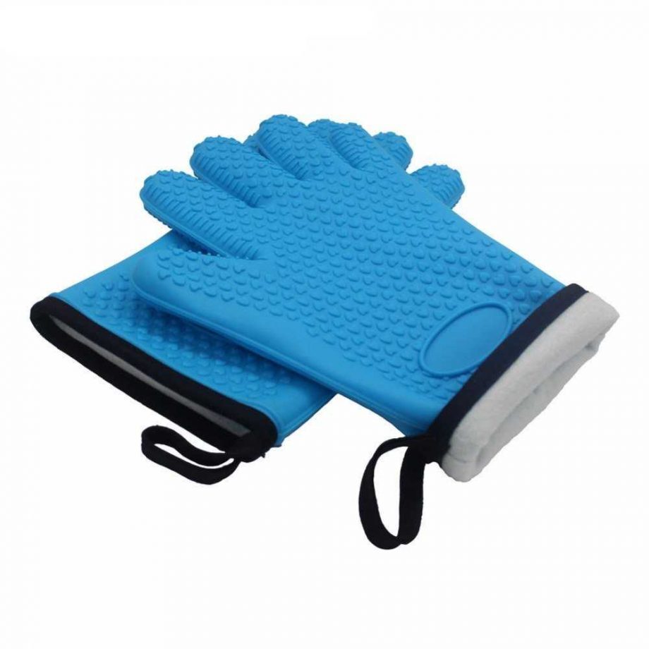 Heat-Resistant Non-Slip Silicone BBQ Gloves