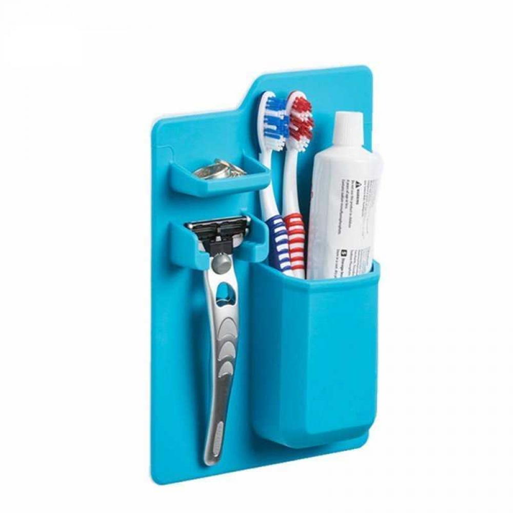 Self-Adhesive Bathroom Storage Toothbrush Holder