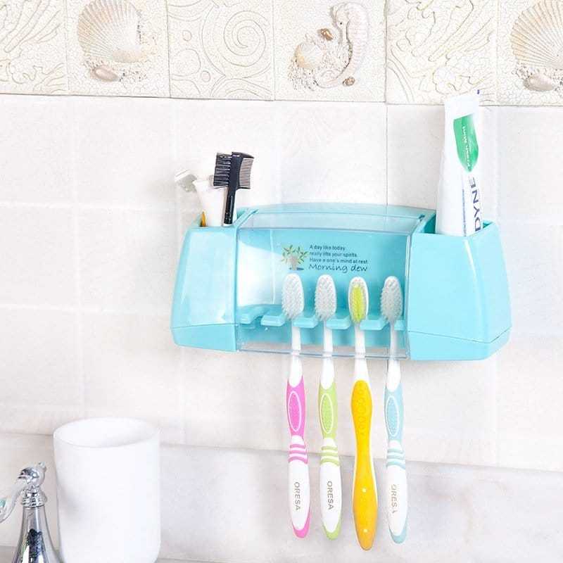 Multicolor Multifunctional Toothbrush Holder