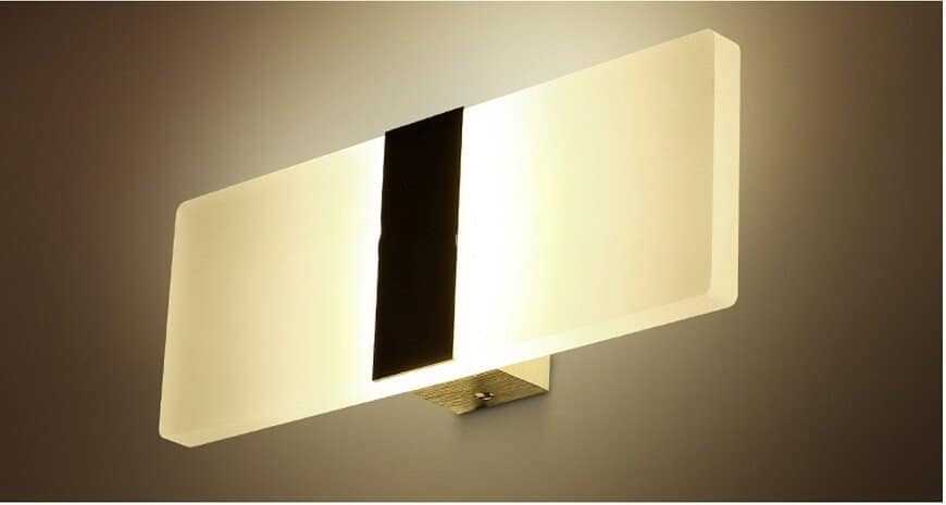 Mini LED Acrylic Bedroom Wall Lamp