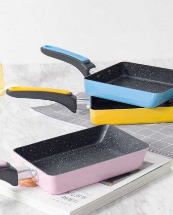 Non-Stick Colorful Stainless Steel Frying Pan