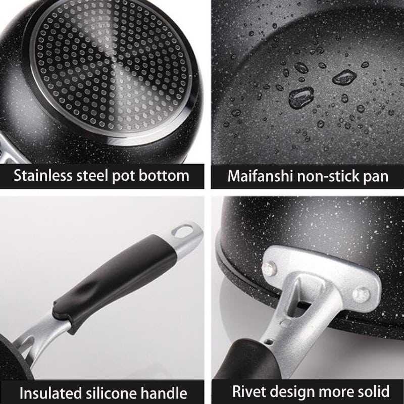 Non-Stick Aluminum Alloy Wok Pan