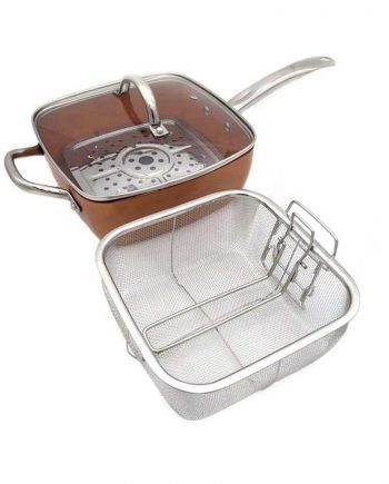 Non-Stick Aluminum Alloy Square Pan with Cooking Tools