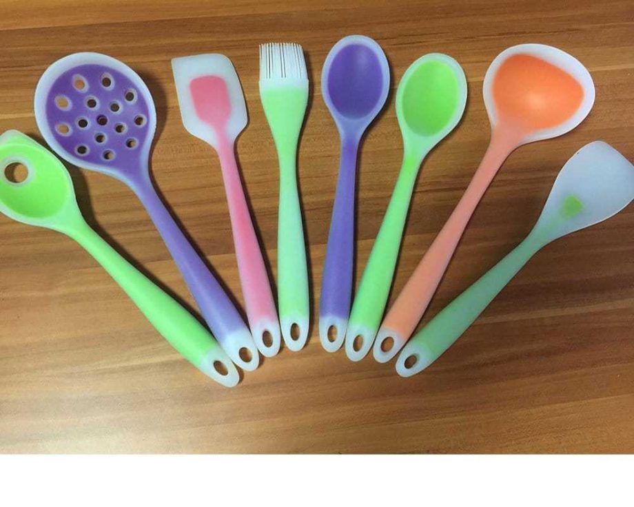 Eco-Friendly Colorful Silicone Kitchen Cooking Utensils
