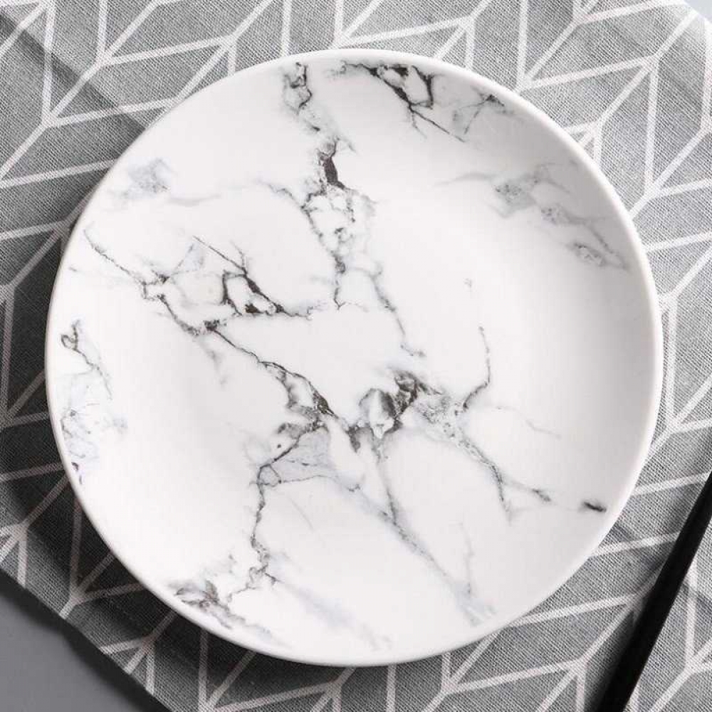 Marble Printed Dinner Plate