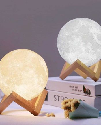 Rechargeable Moon Shaped Lamp