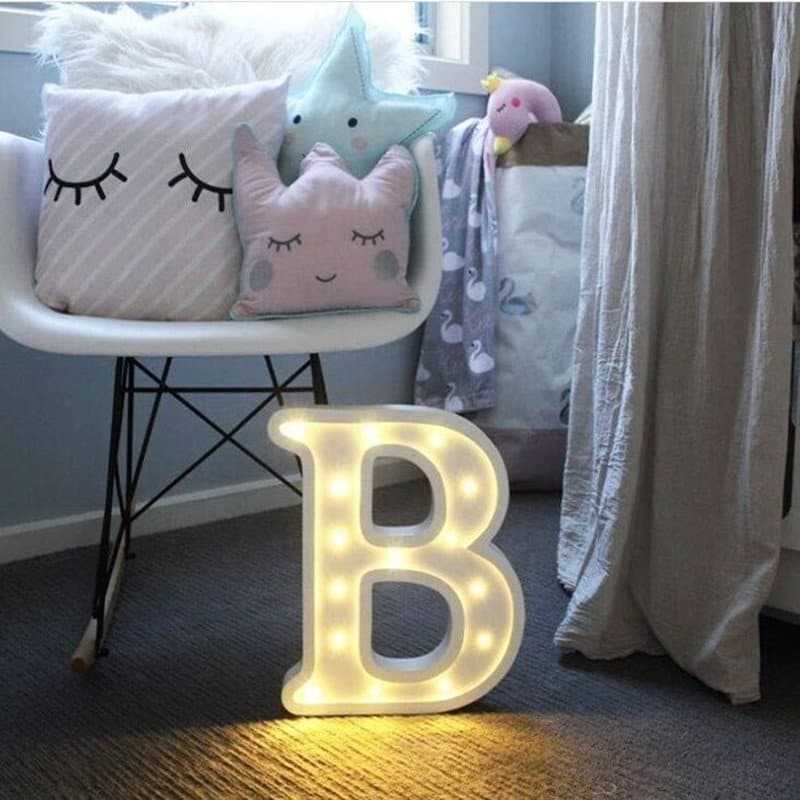 Luminous LED Letter Shaped Light