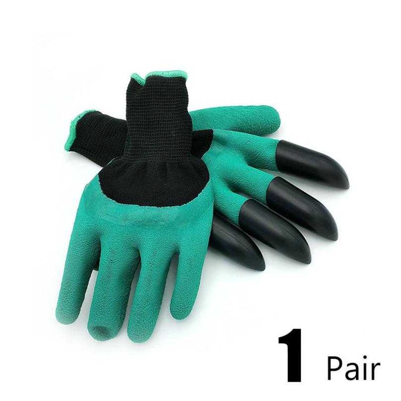 Plastic Claws Garden Gloves