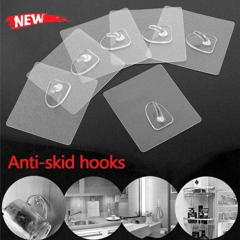 Transparent Adhesive Hooks