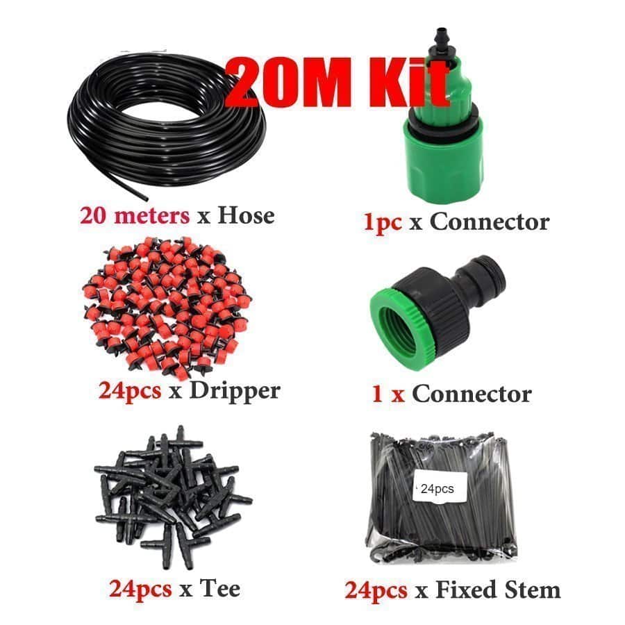 Garden Watering Kits With Adjustable Drippers - ShopHomy