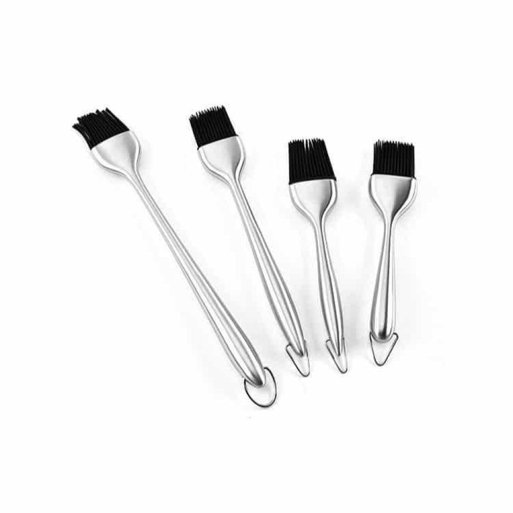 Stainless Steel Silicon BBQ Basting Sauce brush