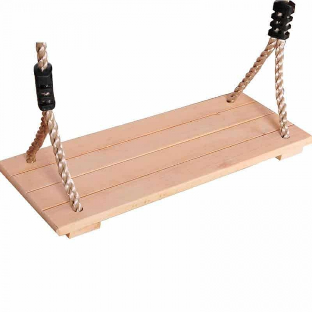 Antiseptic Wooden Swing With Rope For Children and Adult