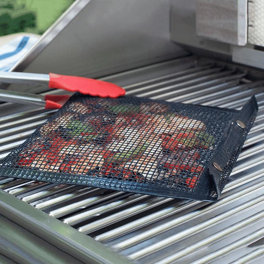 Non-Stick Reusable BBQ Mesh Grill Bag